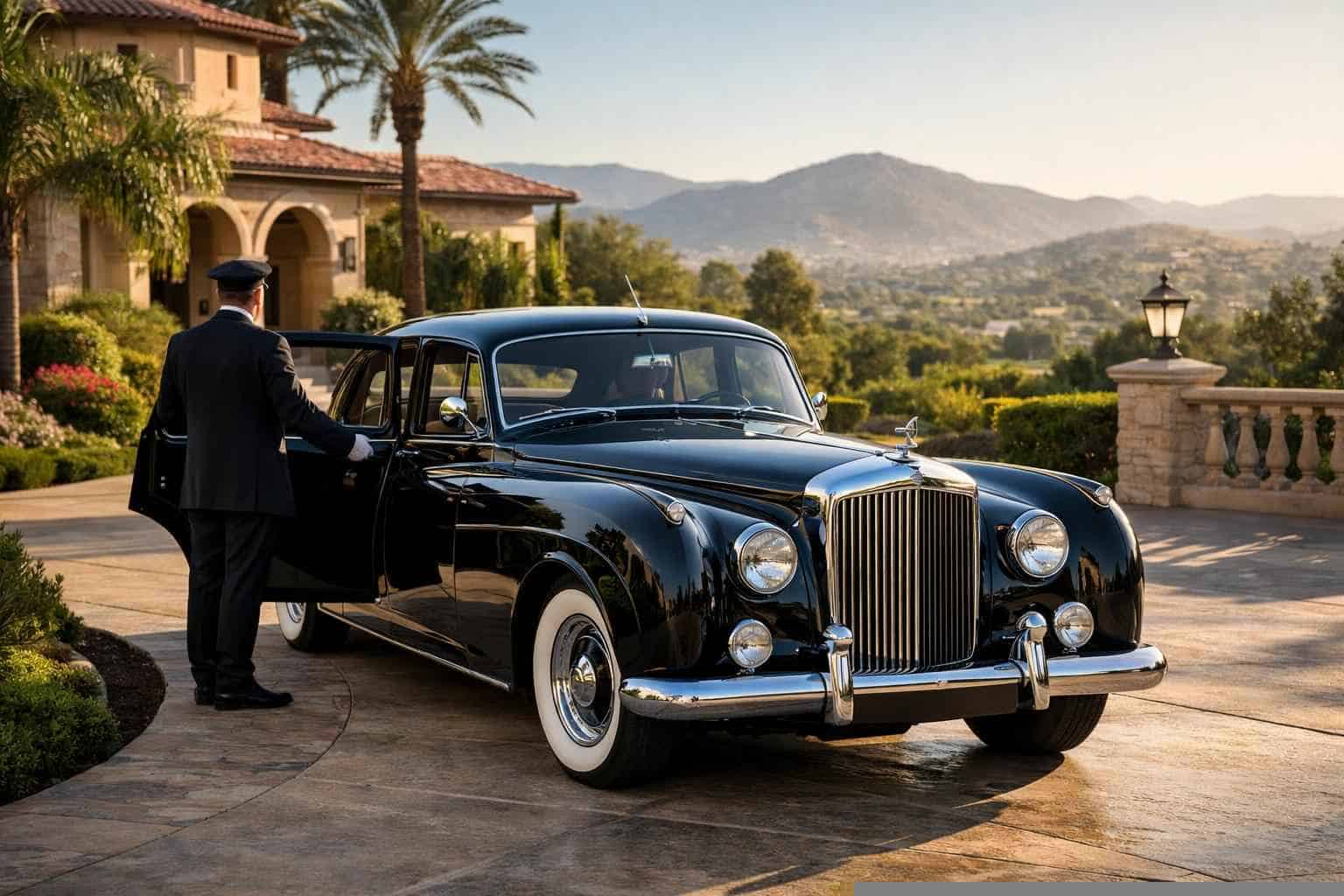 Classic Car Chauffeur Services in Poway