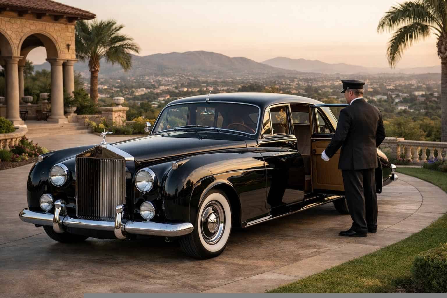 Classic Car Chauffeur Services in Vista