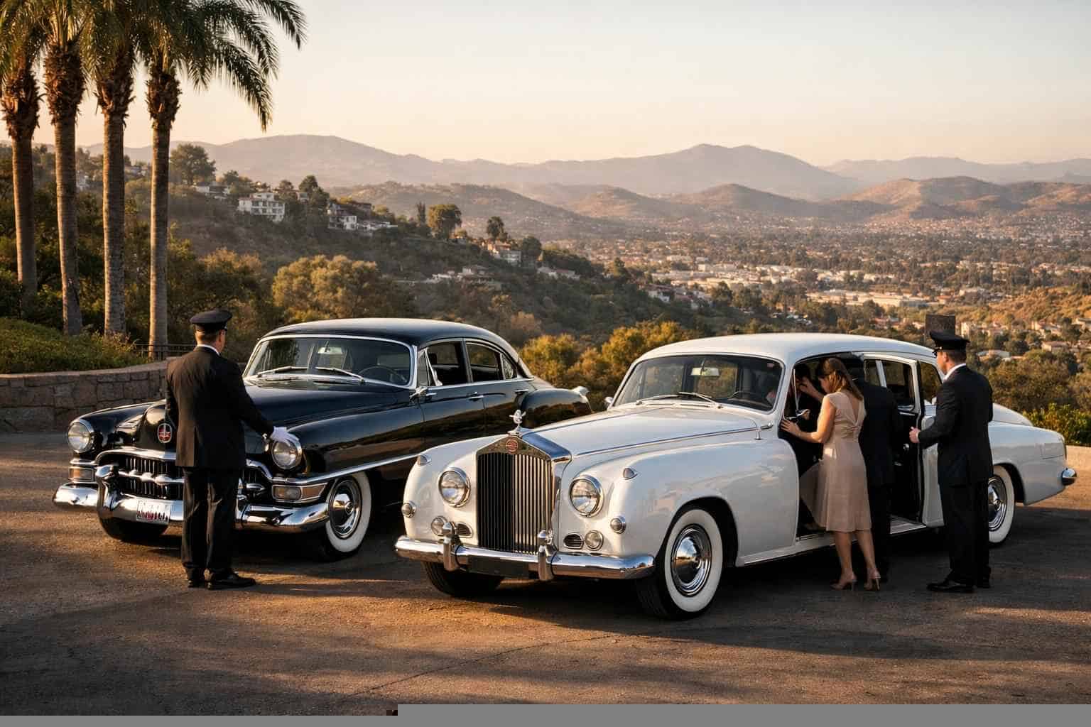 Classic Cars with Chauffeur in La Mesa California