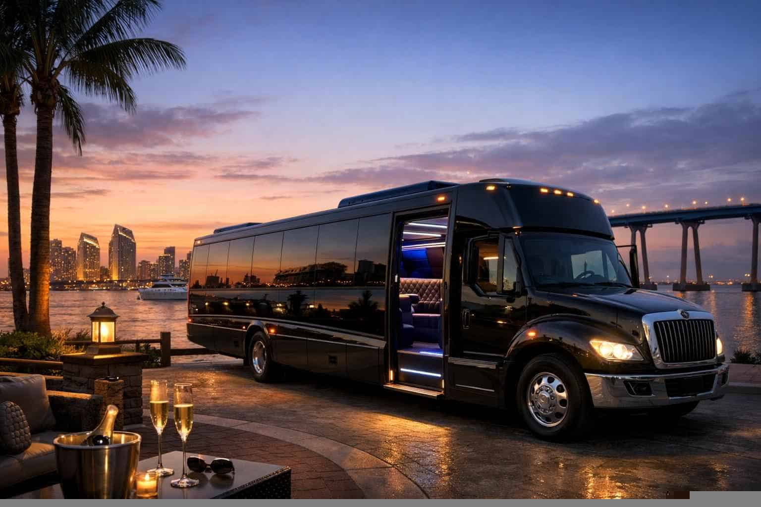 Coronado CA Limo Bus Rental