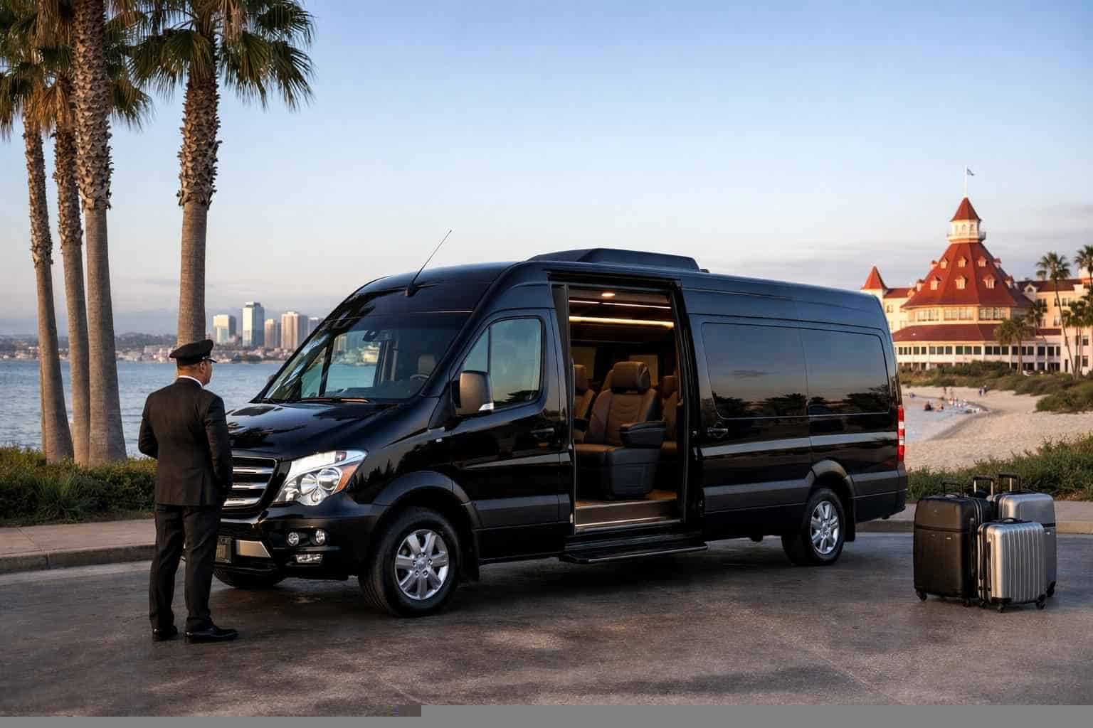 Coronado CA Sprinter Van Rental with Driver