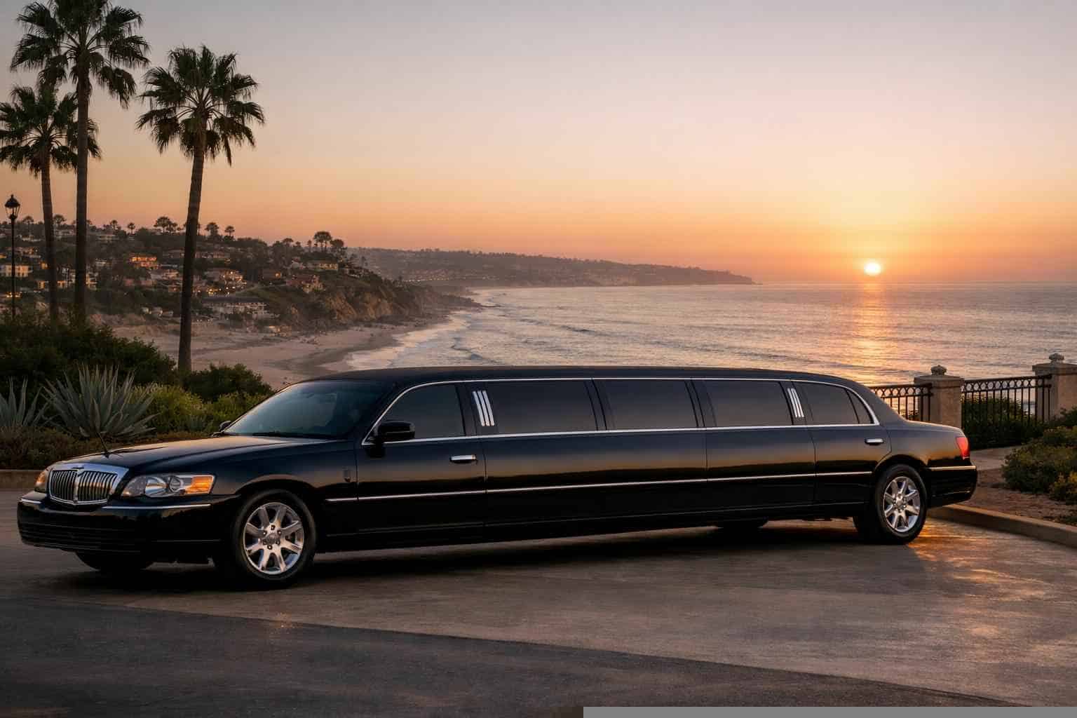 Del Mar CA Black Limo Rental