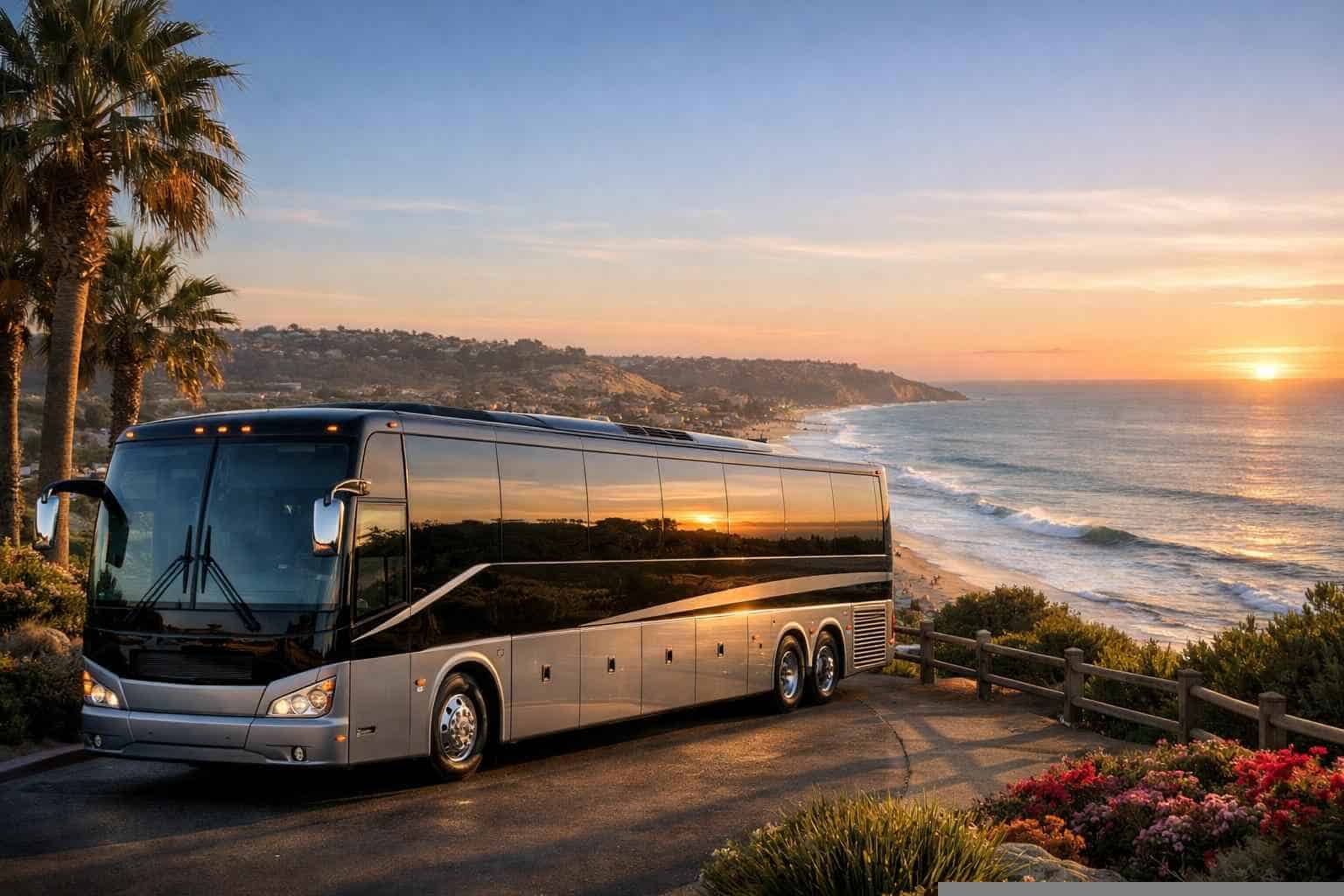 Del Mar CA Charter Bus Rental