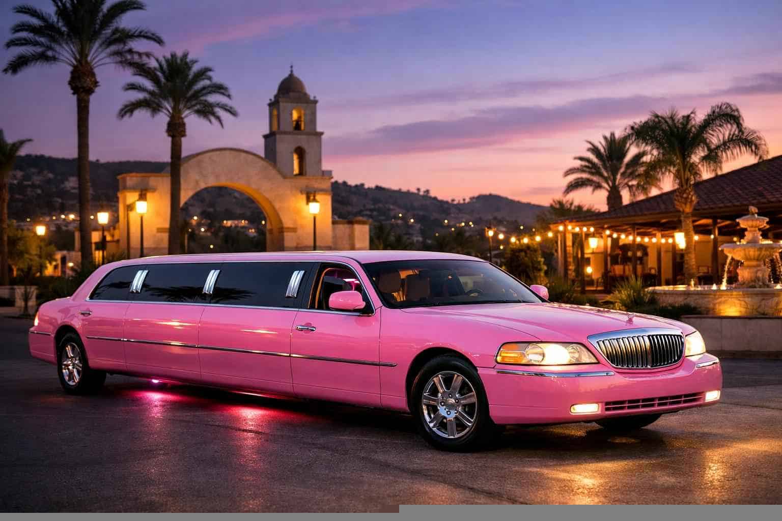 El Cajon CA Pink Limo Rental