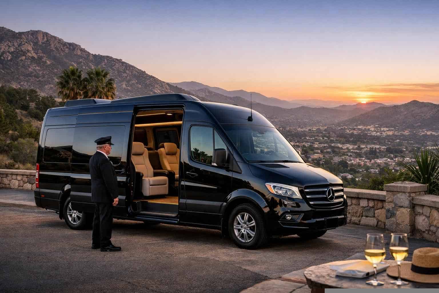 El Cajon CA Sprinter Van Rental with Driver