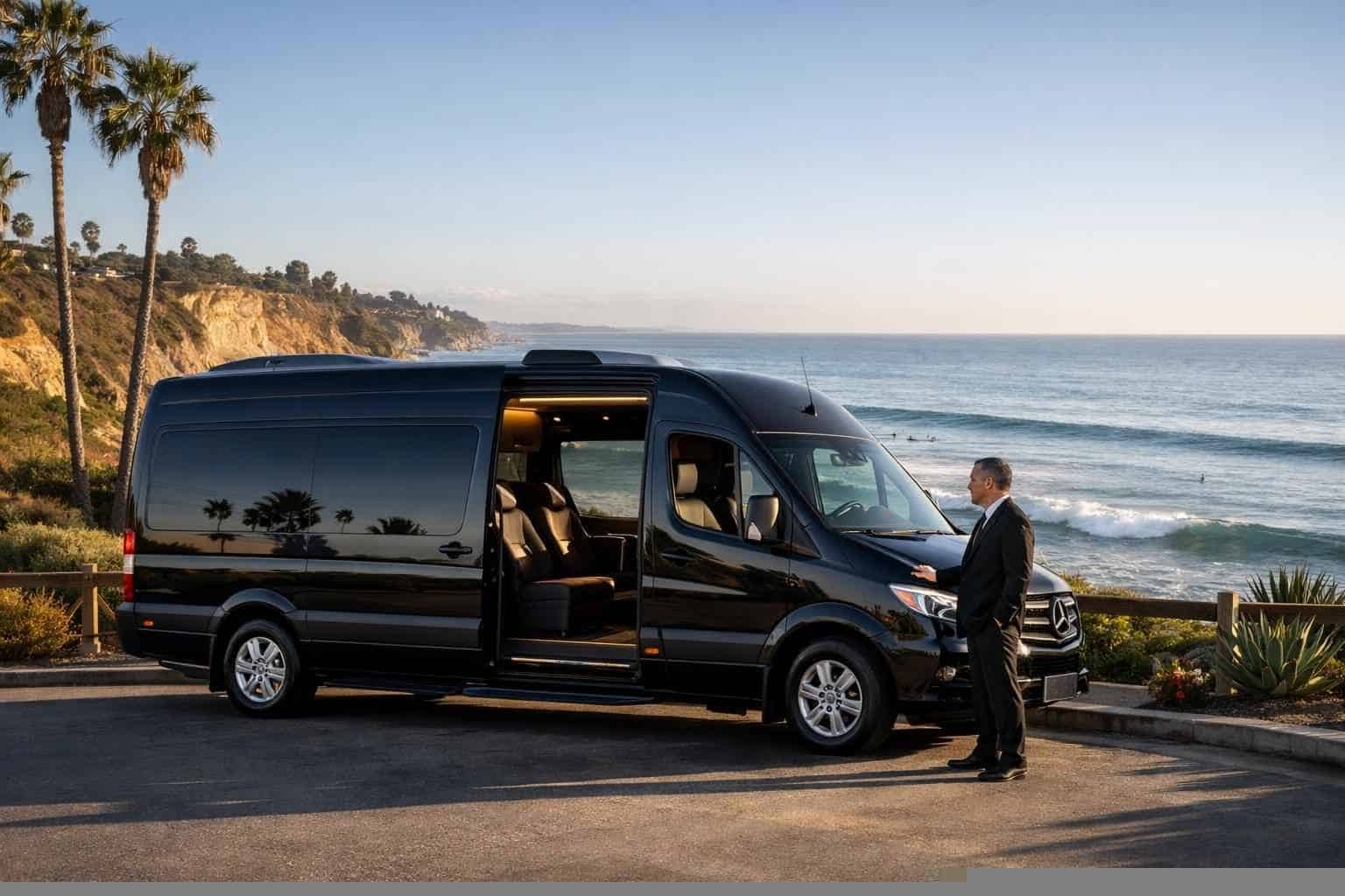 Encinitas CA Sprinter Van Rental with Driver