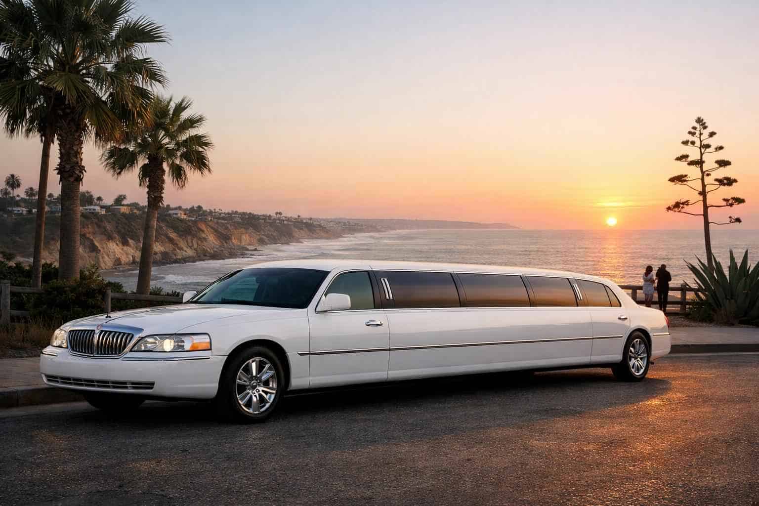 Encinitas CA White Limo Rental