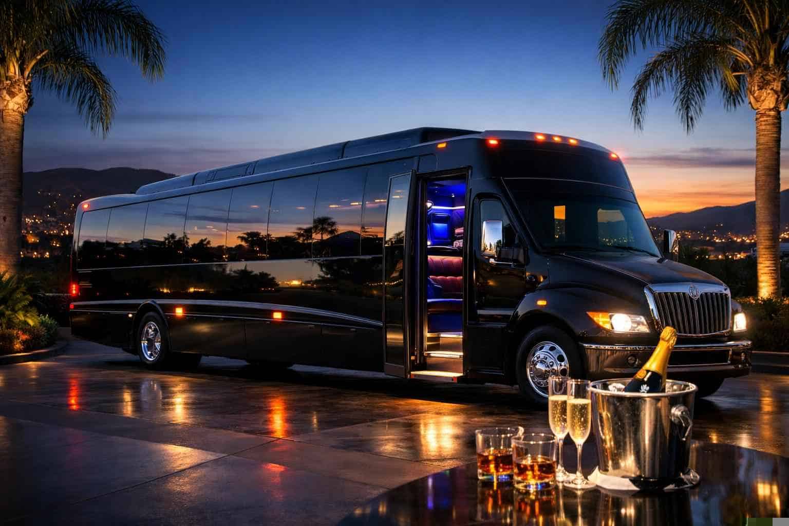 Escondido CA Black Party Bus Rental