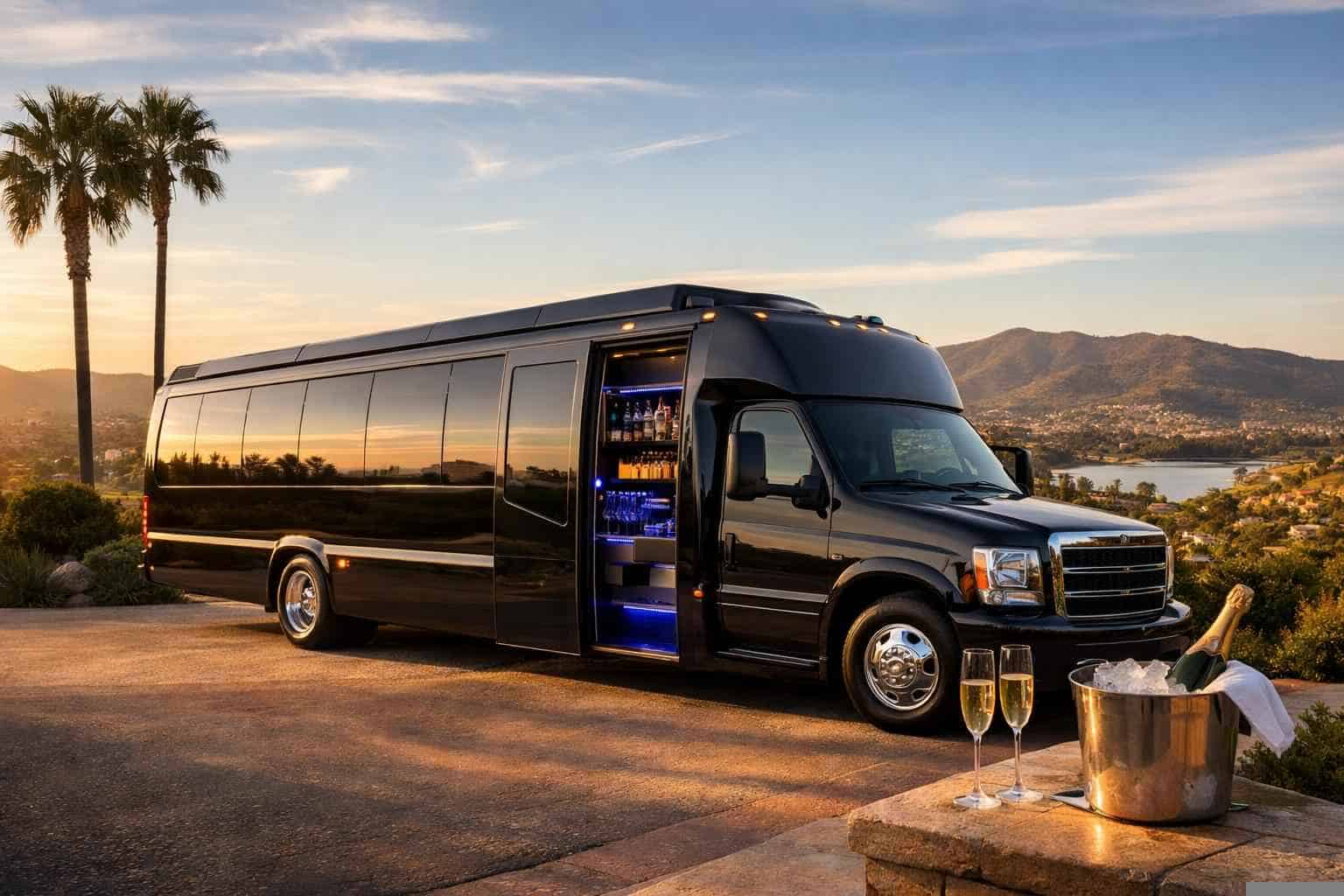 Escondido CA Limo Bus Rental