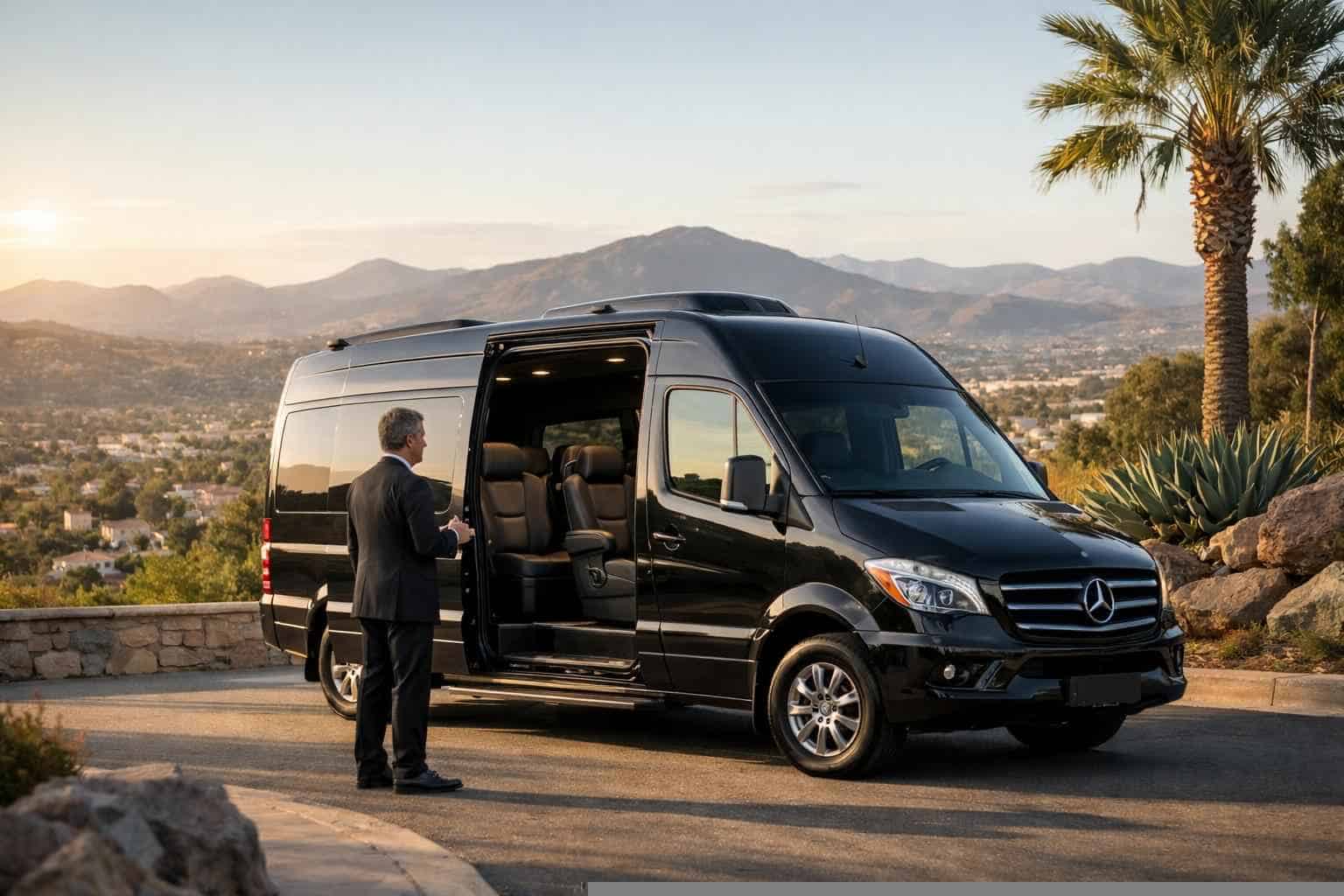 Escondido CA Passenger Van with Driver