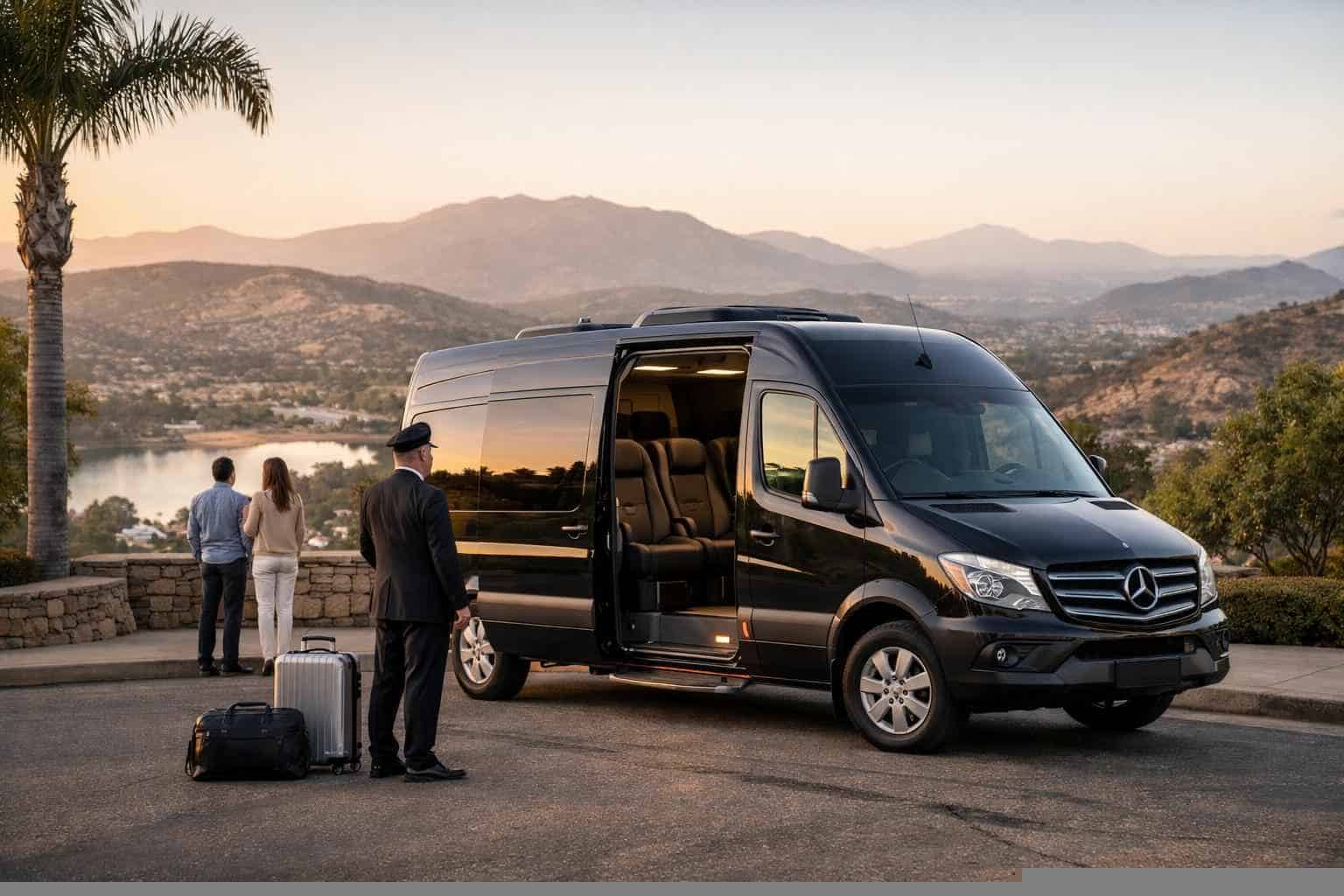 Escondido CA Sprinter Van Rental with Driver