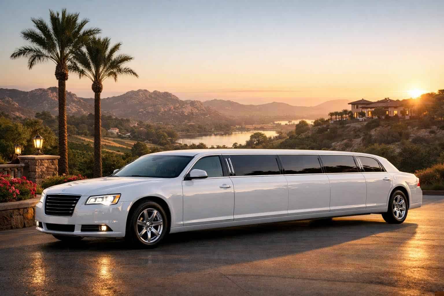 Escondido CA White Limo Rental
