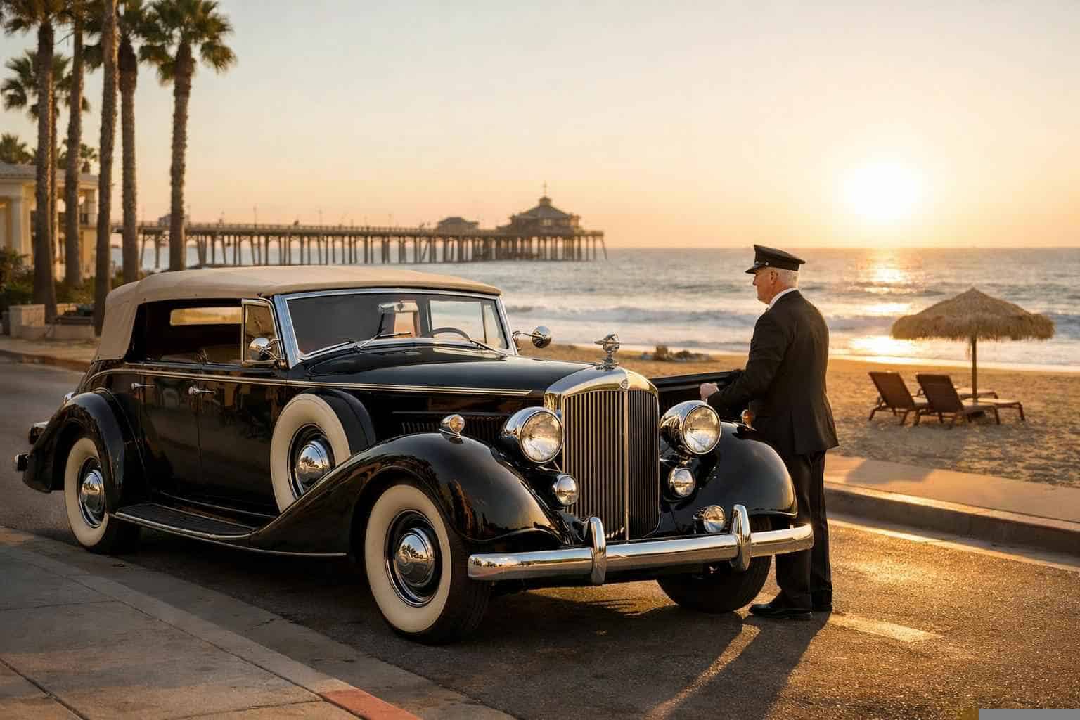Imperial Beach CA Antique Vehicle Rental with Driver