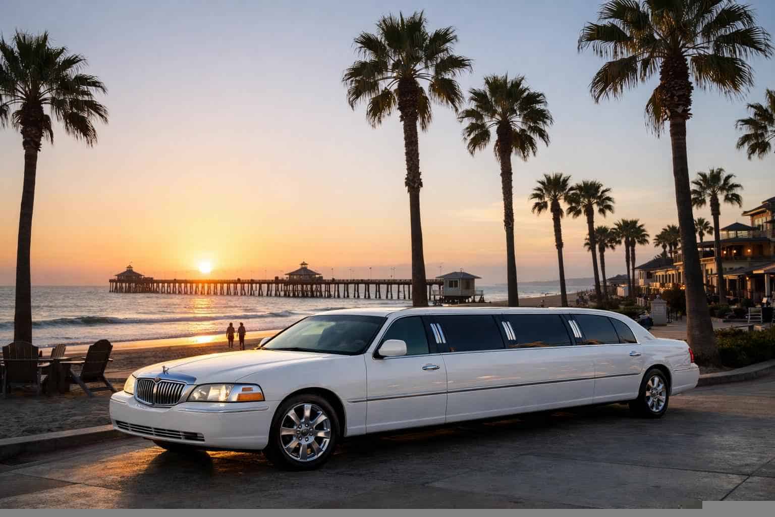 Imperial Beach CA White Limo Rental