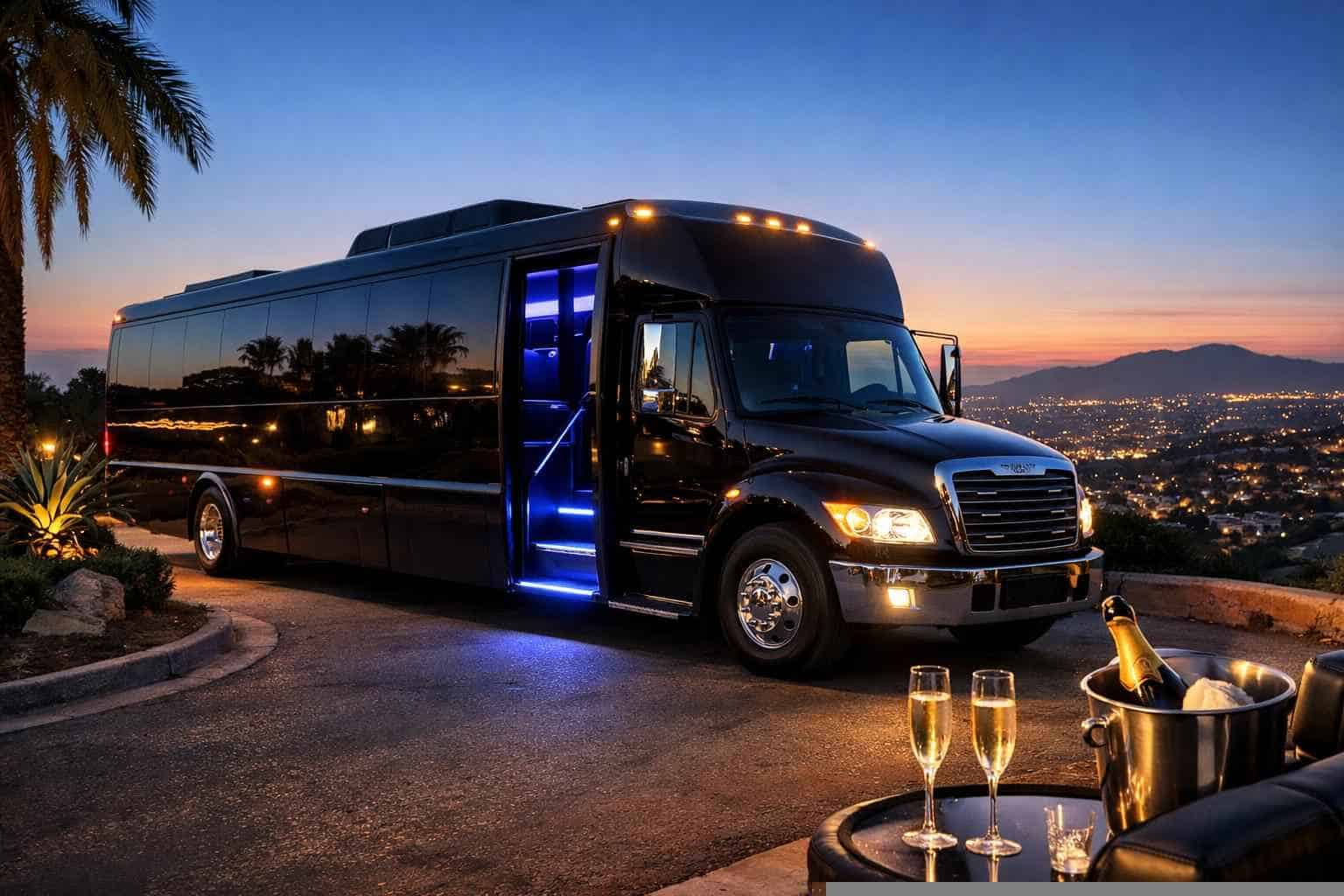La Mesa CA Black Party Bus Rental