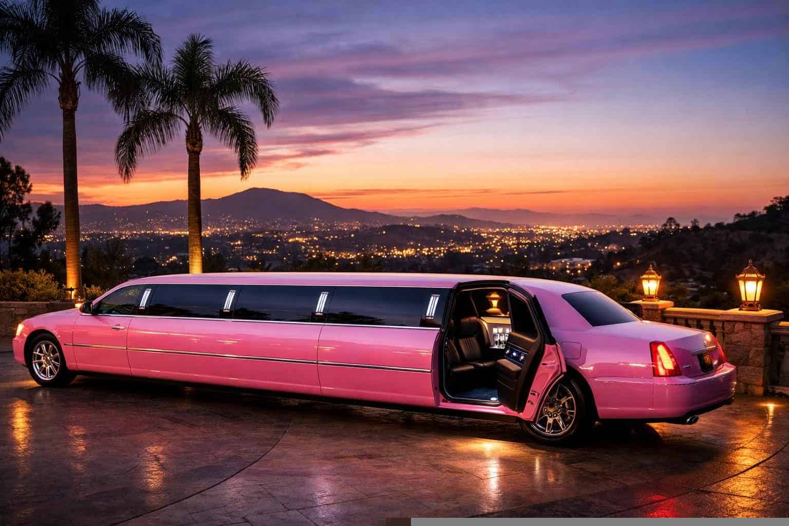 La Mesa CA Pink Limo Rental