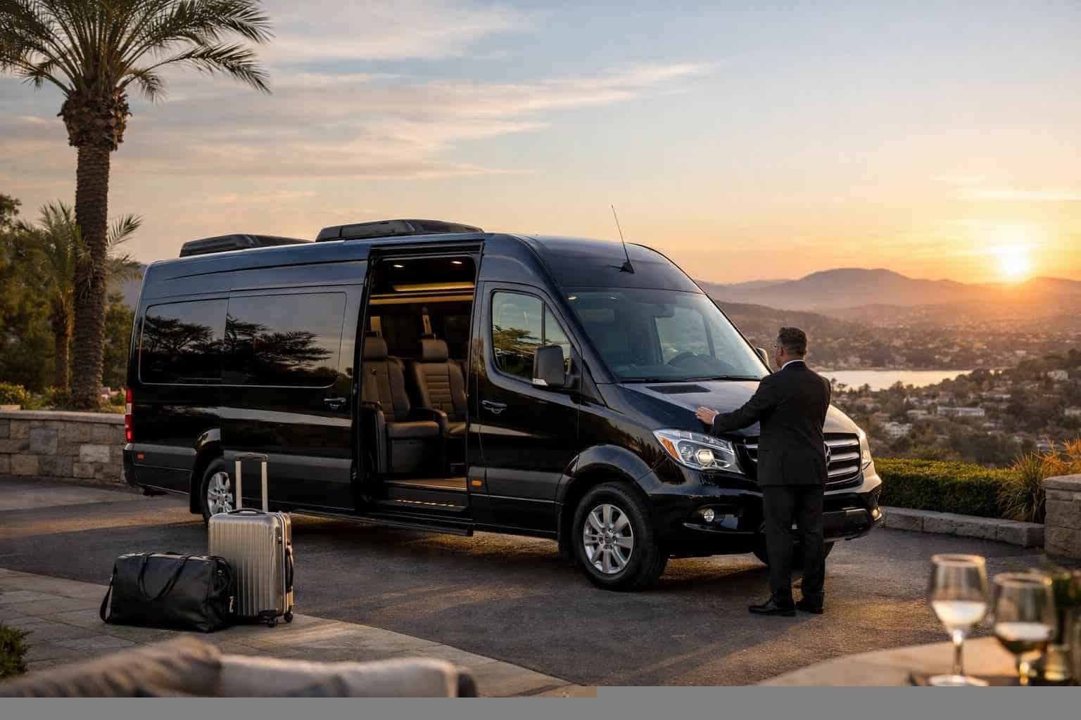 La Mesa CA Sprinter Van Rental with Driver