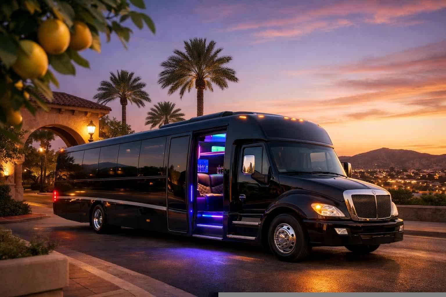 Lemon Grove CA Party Bus Rental