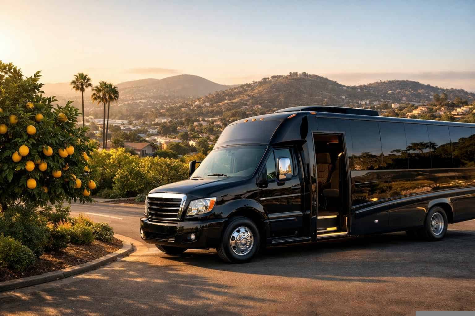 Lemon Grove CA Shuttle Bus Rental