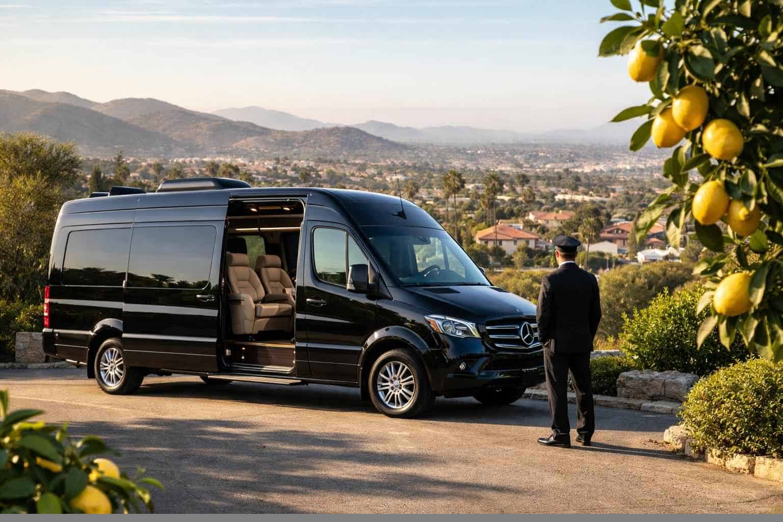 Lemon Grove CA Sprinter Van Rental with Driver