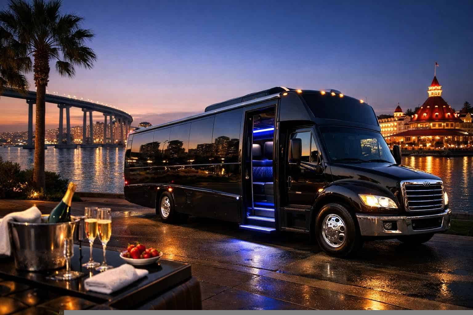 Limo Bus Rental Coronado CA