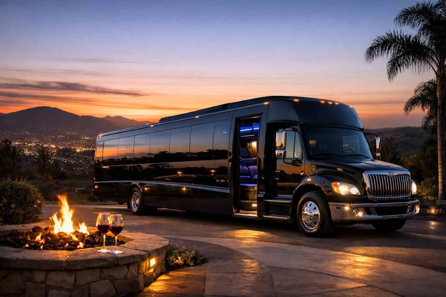 Limo Bus Rental Escondido CA