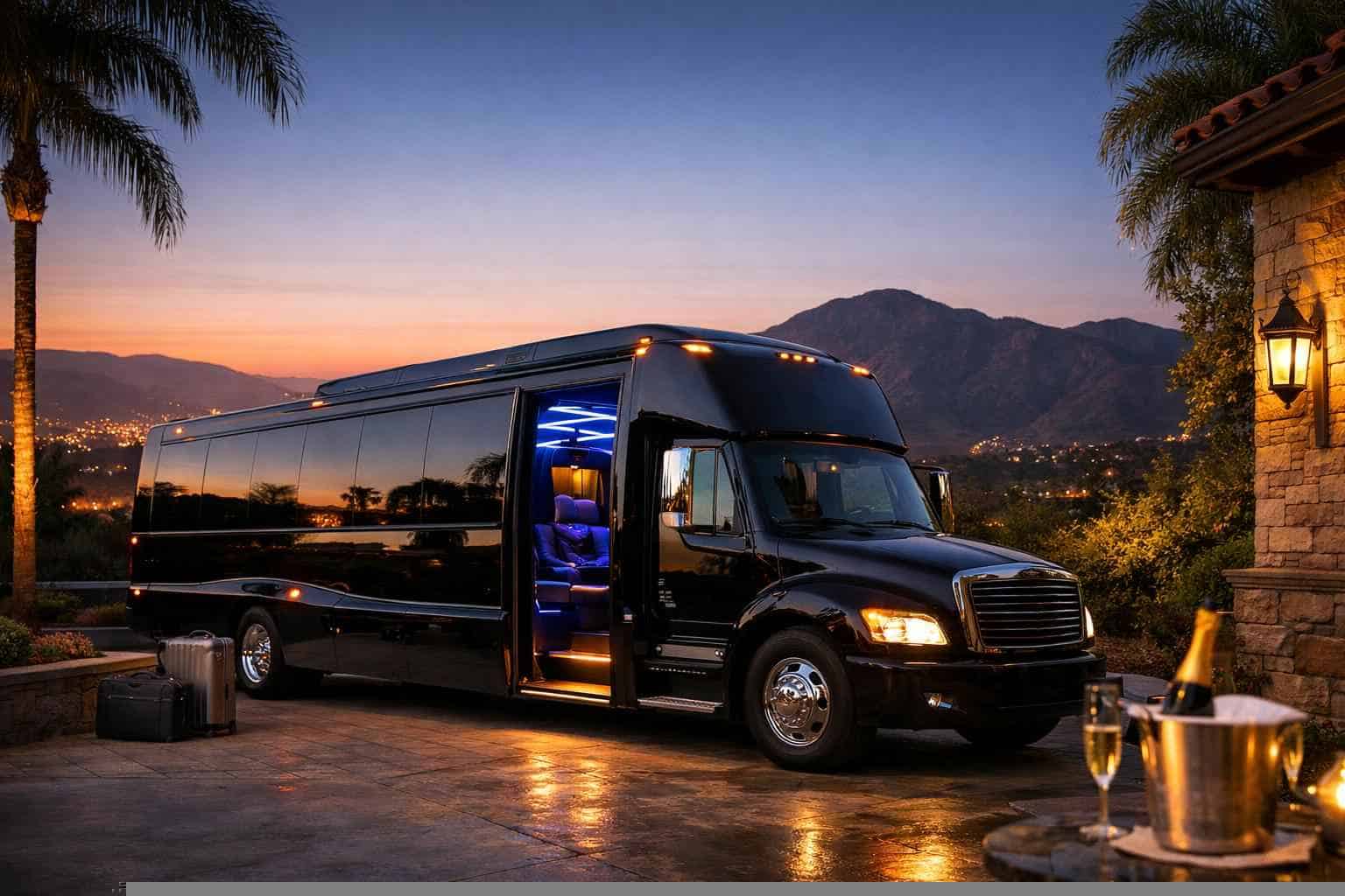 Limo Bus Rental Near Me Escondido CA