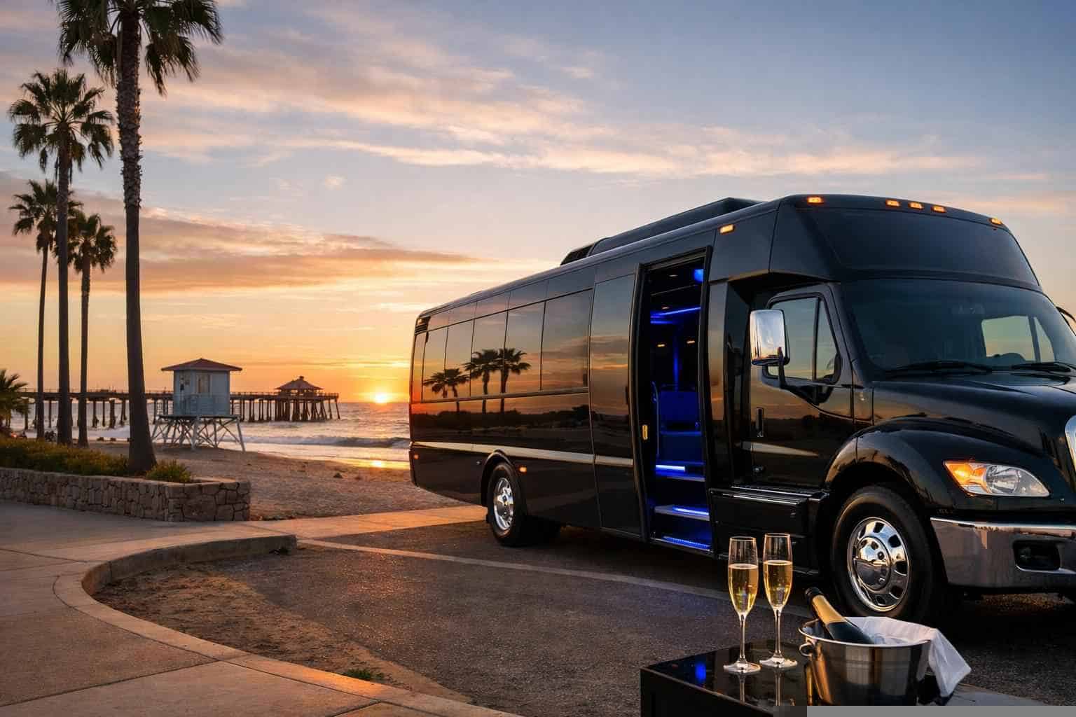 Limo Bus Rental Near Me Imperial Beach CA