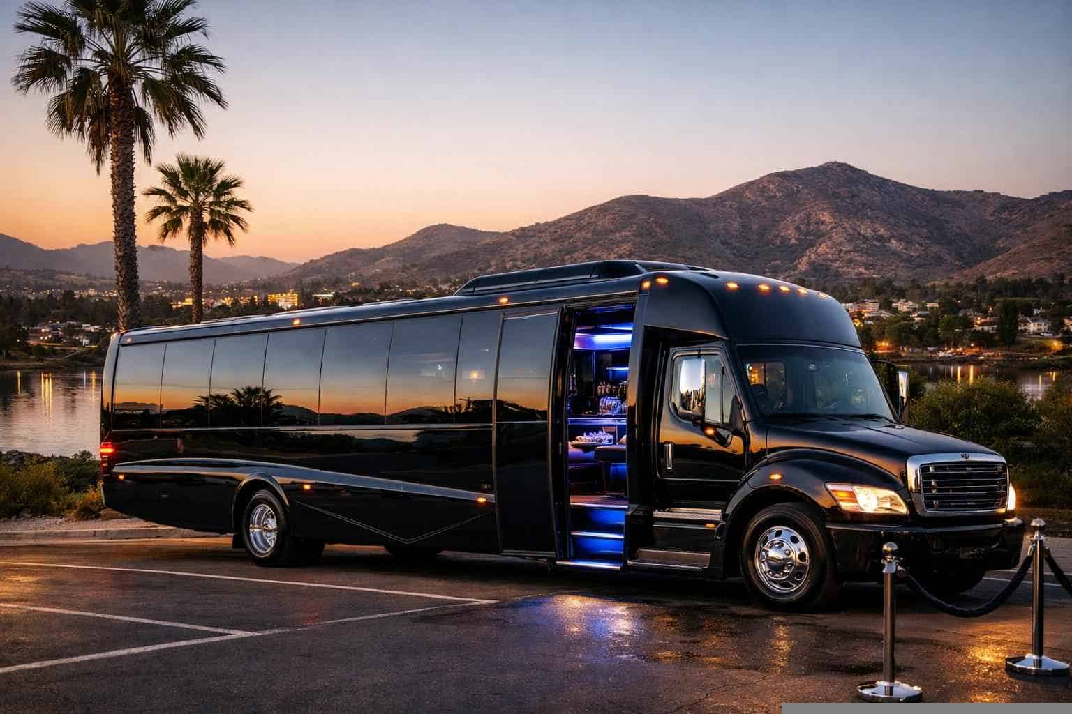 Limo Bus Rental Near Me Santee CA