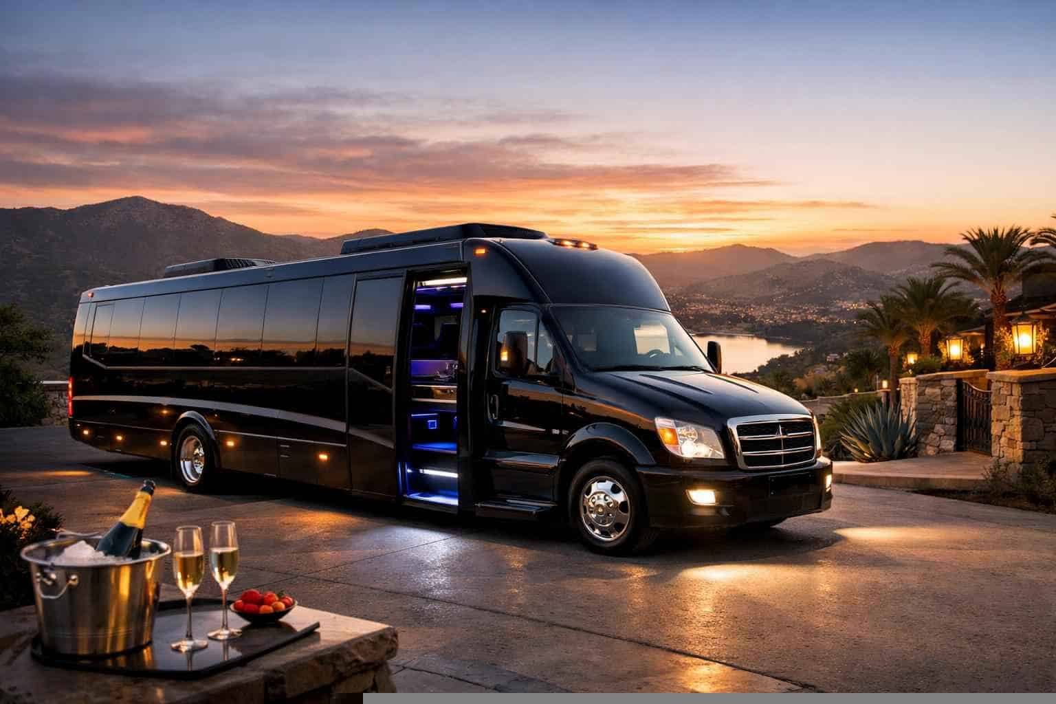 Limo Bus Rental Poway CA