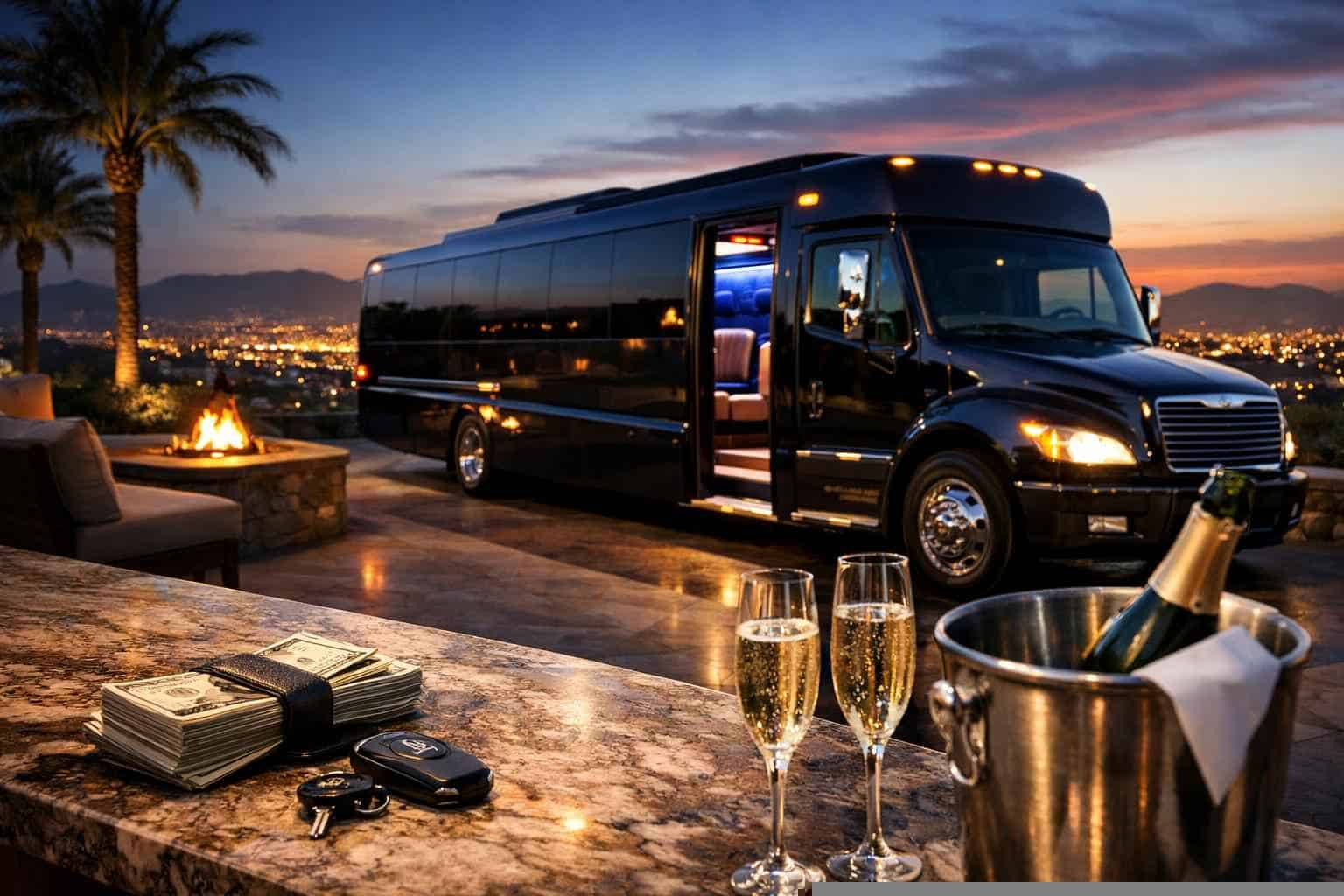 Limo Bus Rental Prices in El Cajon CA