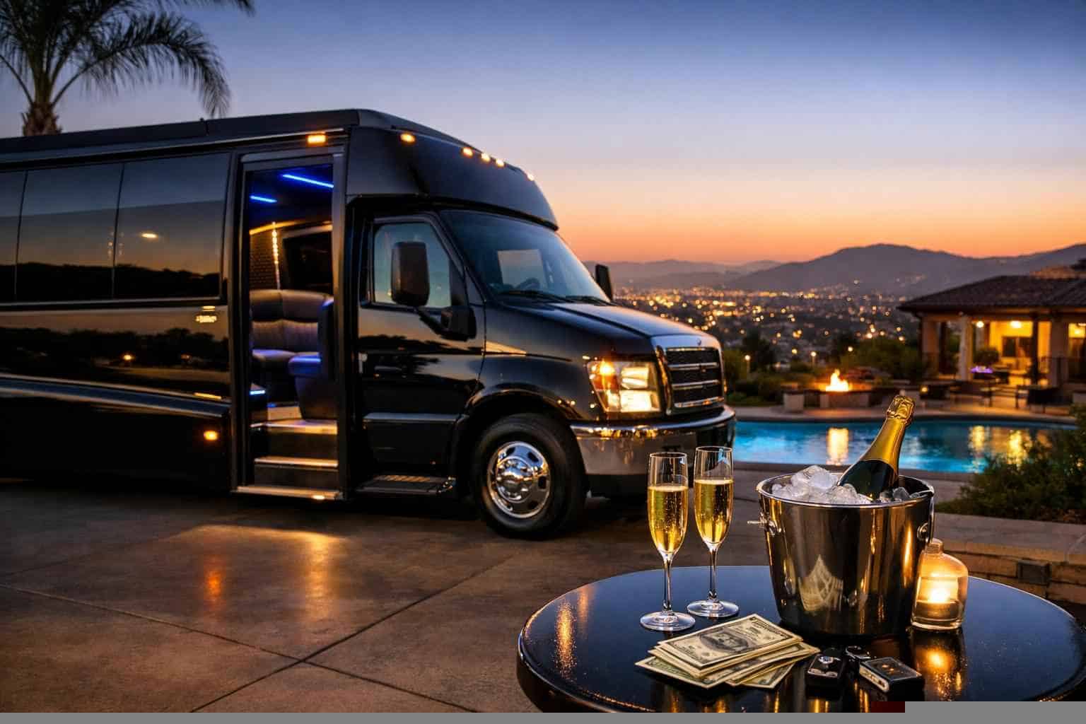 Limo Bus Rental Prices in Escondido CA