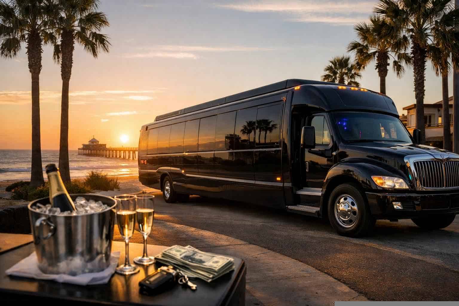 Limo Bus Rental Prices in Imperial Beach CA