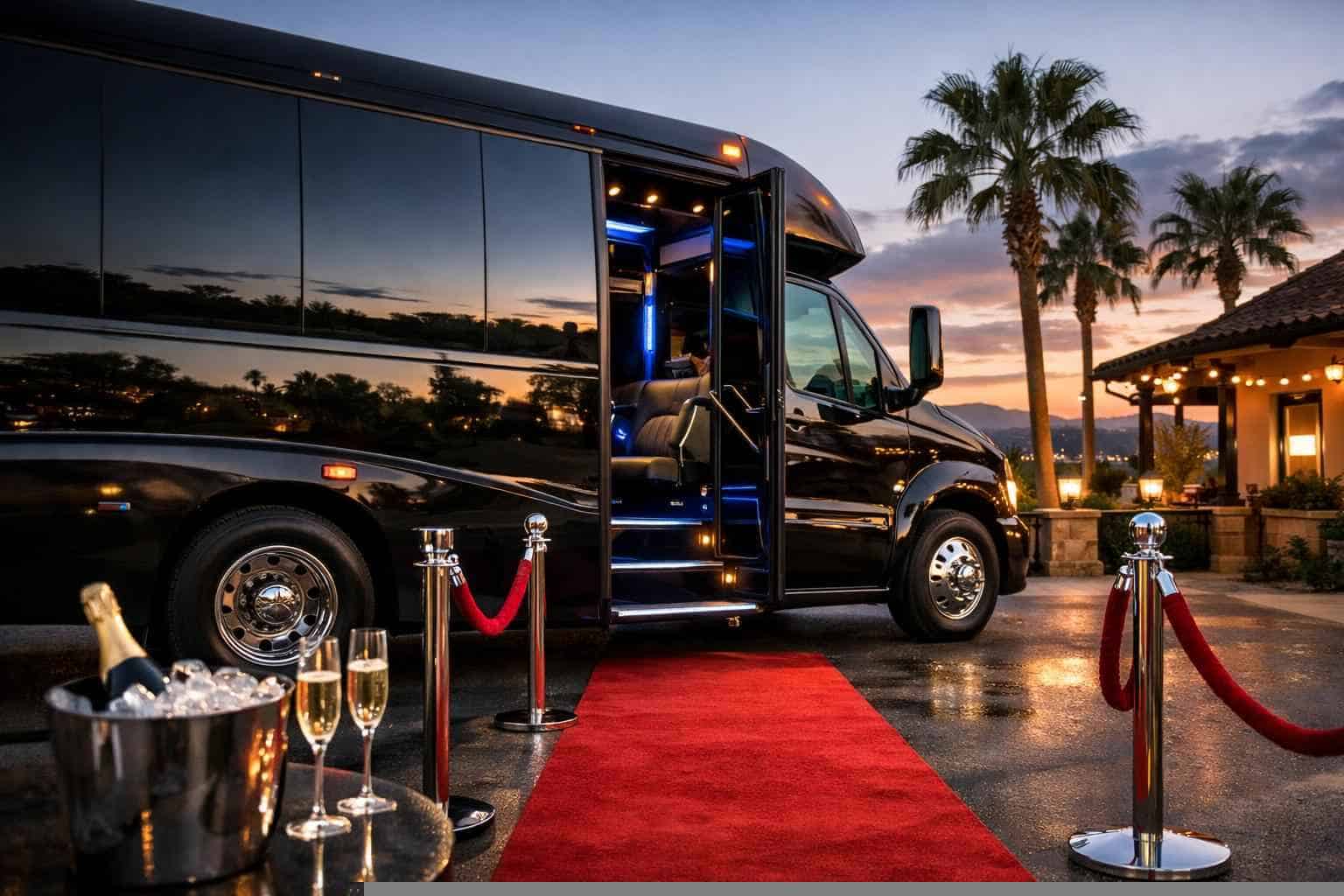 Limo Bus Rental Santee CA