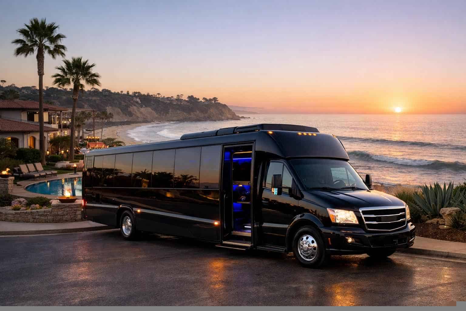 Limo Bus Rental Services in Del Mar