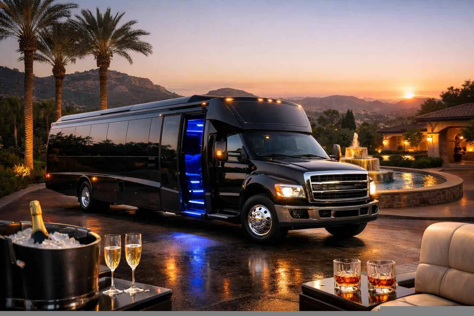 Limo Bus Rental Services in Poway