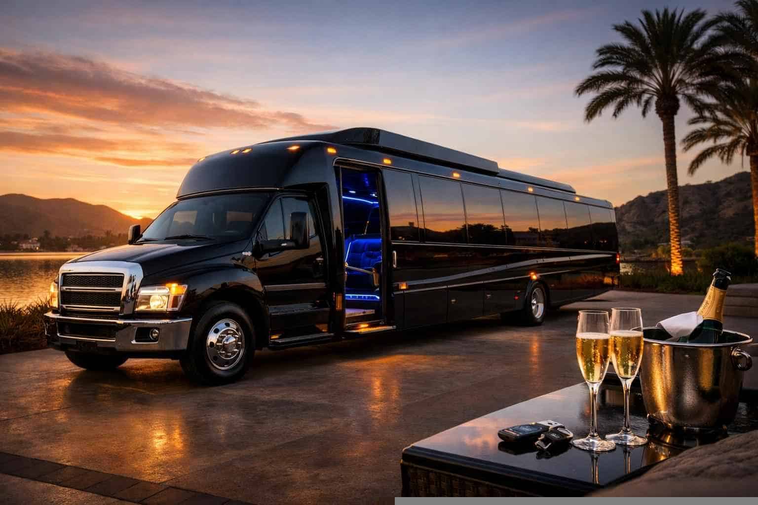 Limo Bus Rental Services in Santee