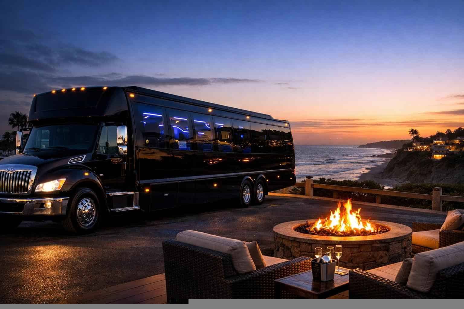 Limo Bus Rental Services in Solana Beach