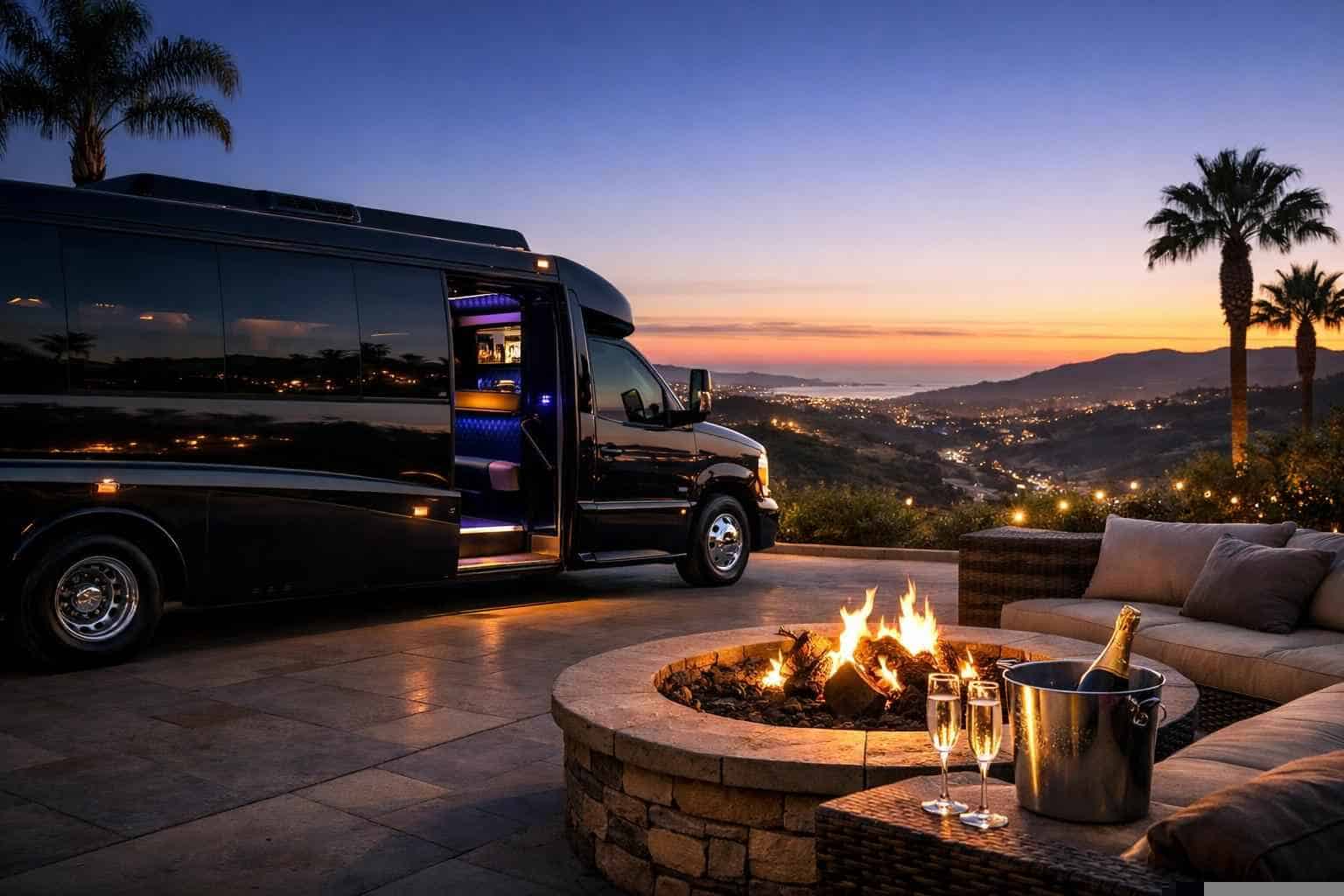 Limo Bus Rental Vista CA