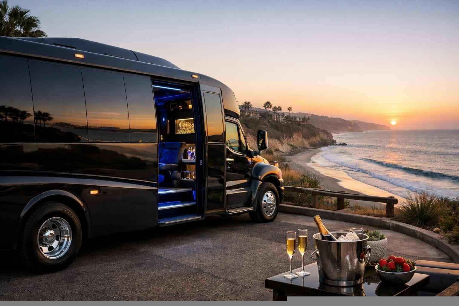Limo Bus Service Del Mar CA