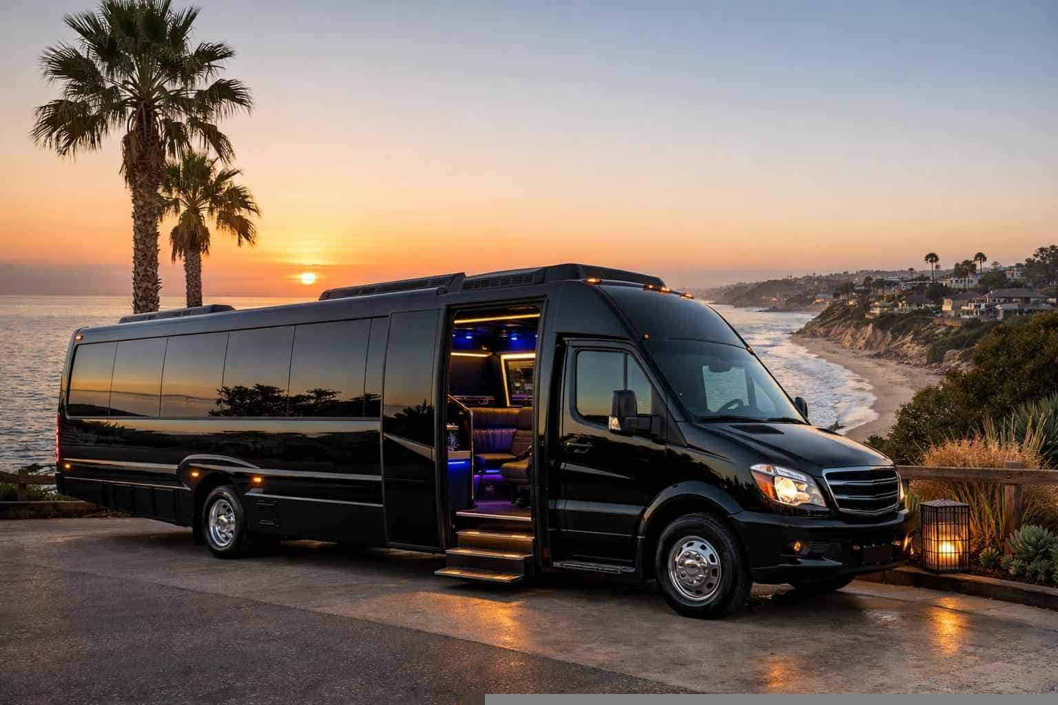 Limo Bus Service Encinitas CA