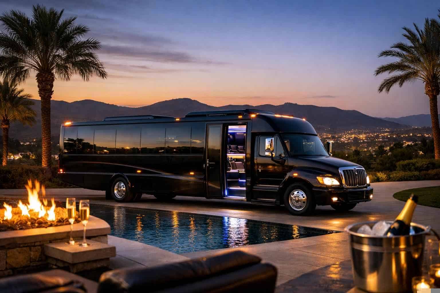 Limo Bus Service Escondido CA