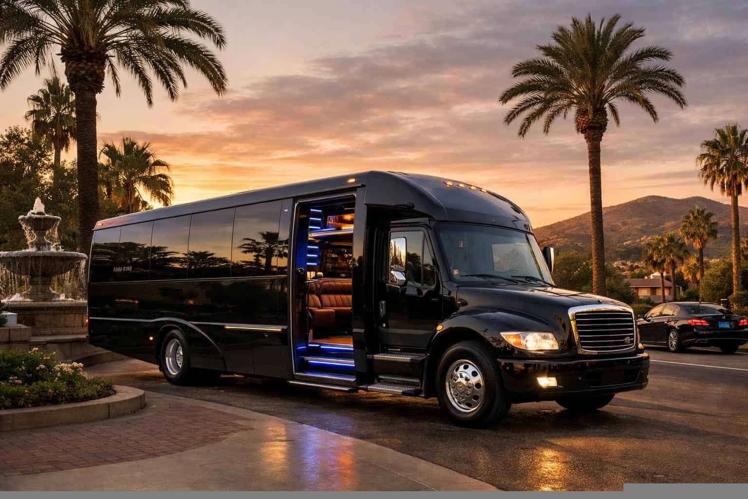 Limo Bus Service Lemon Grove CA