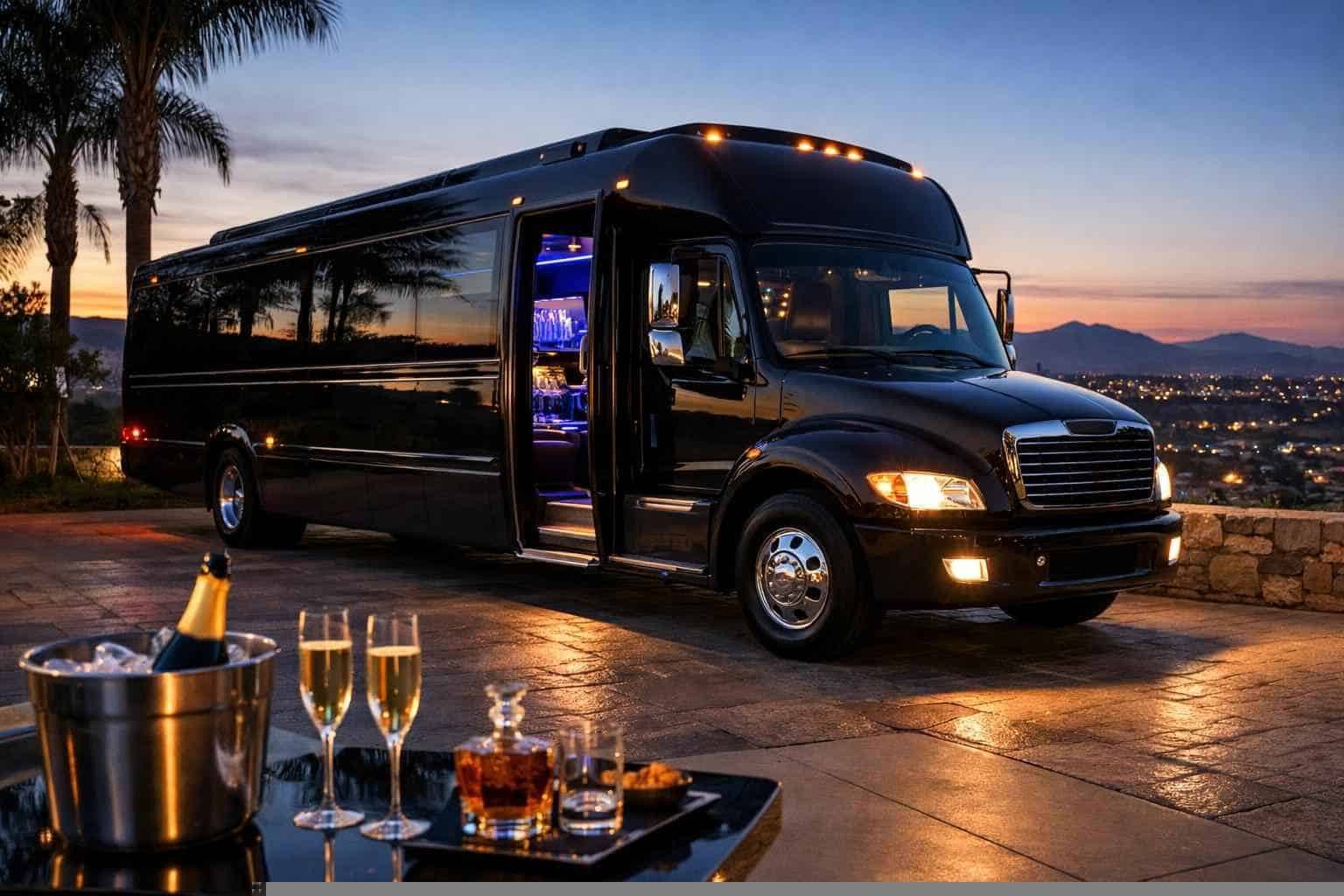 Limo Bus Service Poway CA