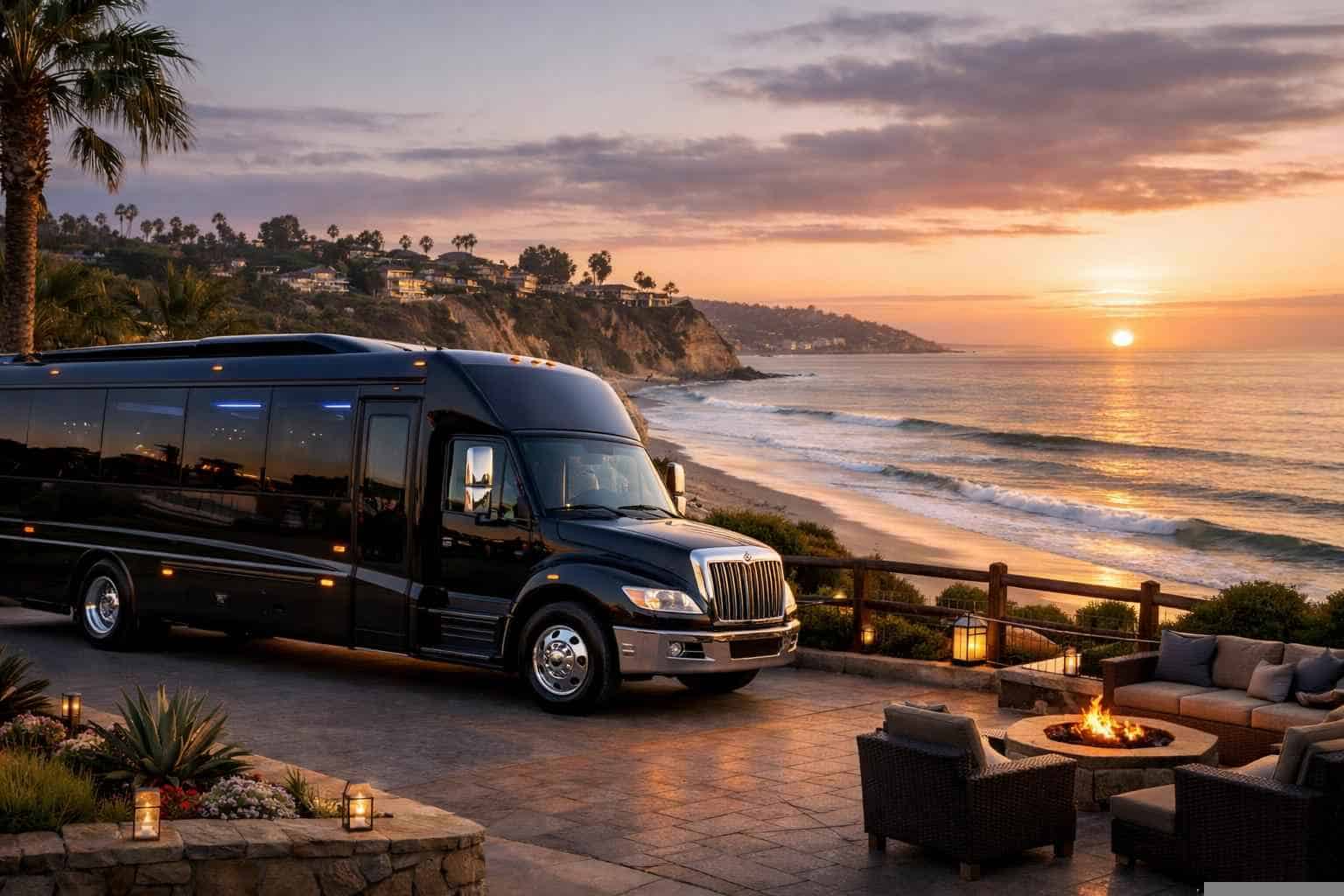 Limo Buses in Del Mar California