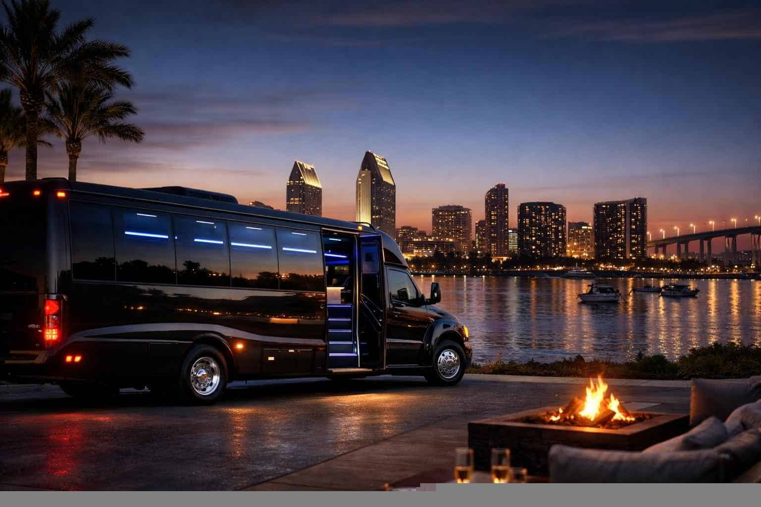 Limo Buses in San Diego California