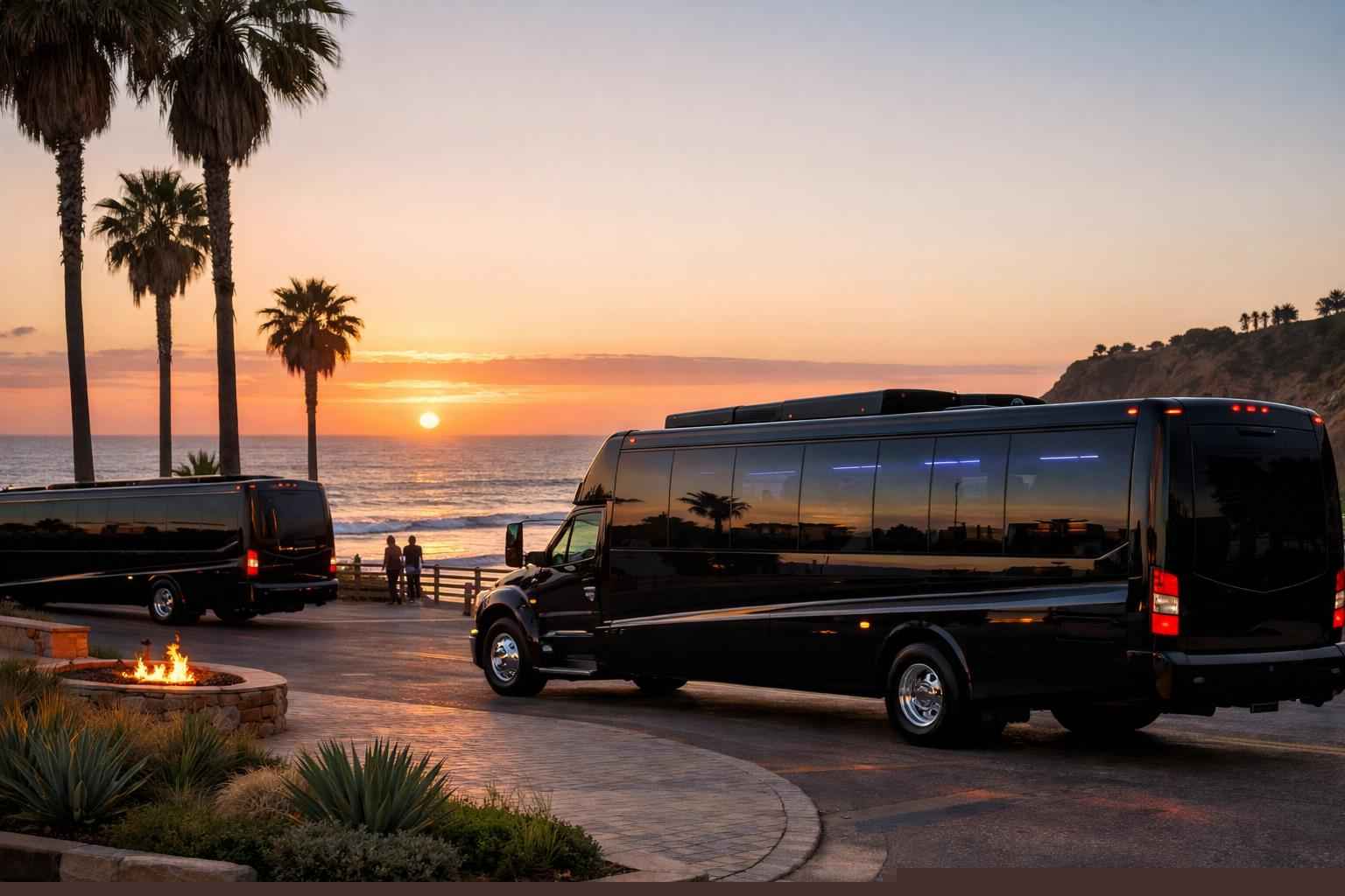Limo Buses in Solana Beach California