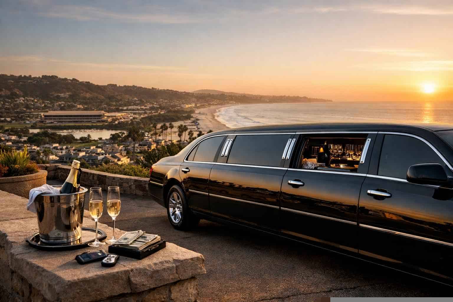 Limousine Service Prices in Del Mar CA