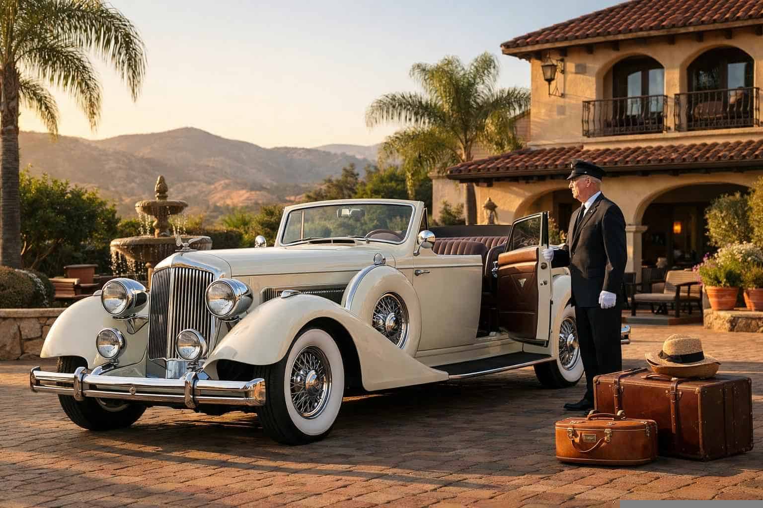 Luxury Antique Vehicle Rental with Driver in El Cajon California