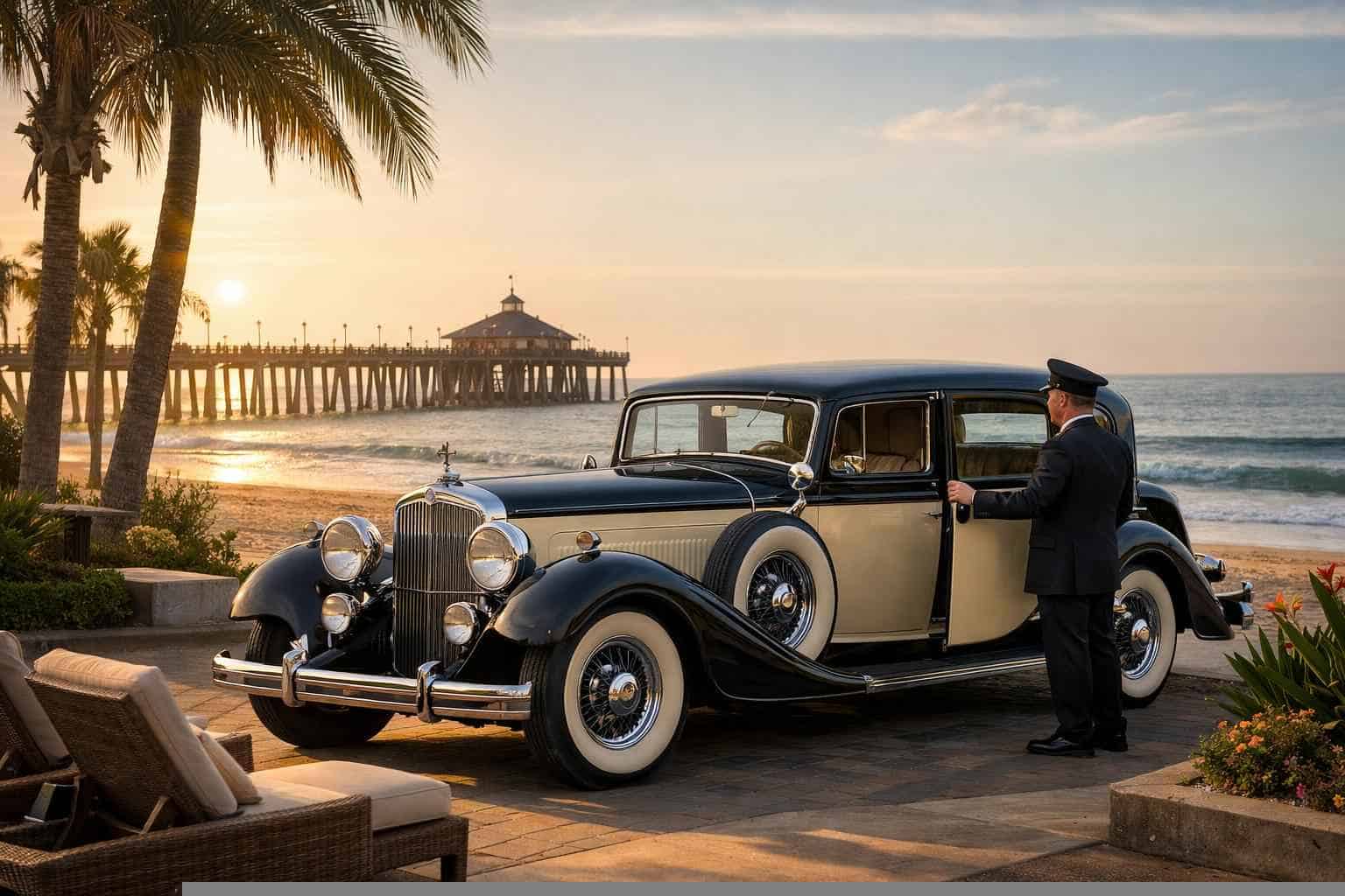 Luxury Antique Vehicle Rental with Driver in Imperial Beach California